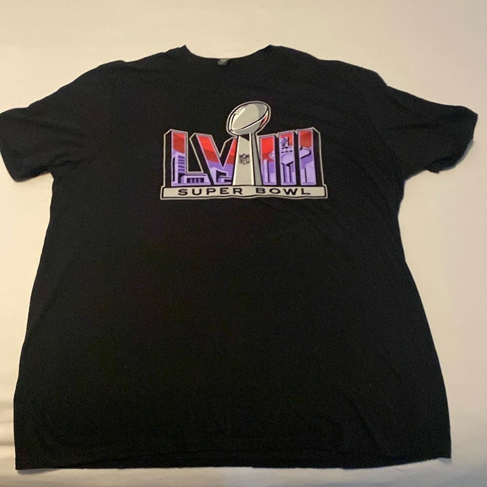 Super Bowl 58 LVIII NFL Caesars sportsbook T Shirt Black short sleeves NEW 3XL‍‍